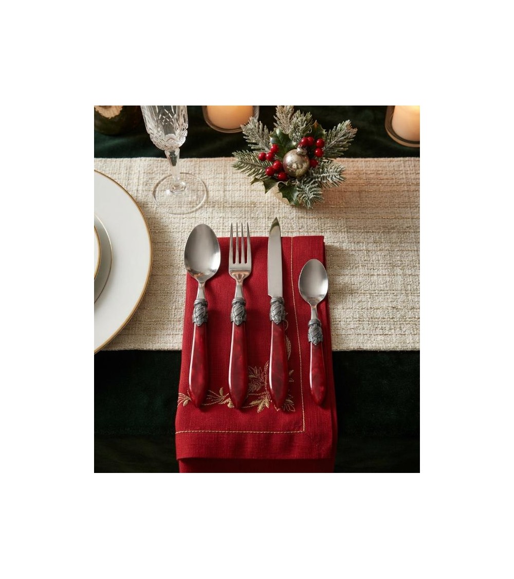 Set Posate Madreperla 30 Pezzi Eluxe by Modalyssa™ Acciaio Inox 18/10 - Made in Italy - 