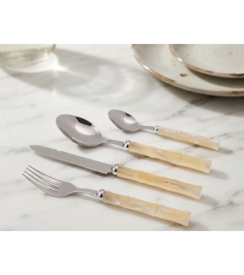  - Bamboo - Rivadossi Colored Cutlery - Set 75pcs - 12