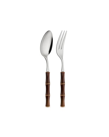 Bamboo Set 2 PCS à servir - Neva Creative Cutlery - 3