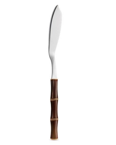 Fish Knife with Bamboo Effect Handle - Neva Posateria Creativa - 4