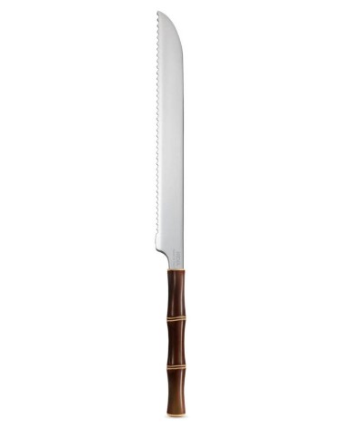 Coltello Torta con Manico effetto Bamboo - Neva Posateria Creativa - 3
