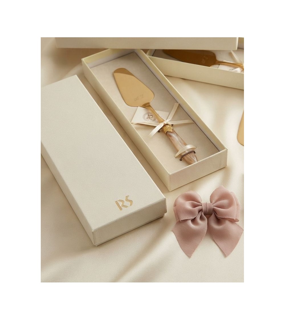 Personalized Wedding Favor - Cake Server Laura Oro (Pvd) - Rivadossi Sandro - 15
