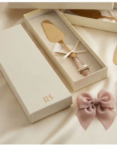 Personalized Wedding Favor - Cake Server Laura Oro (Pvd) - Rivadossi Sandro - 15