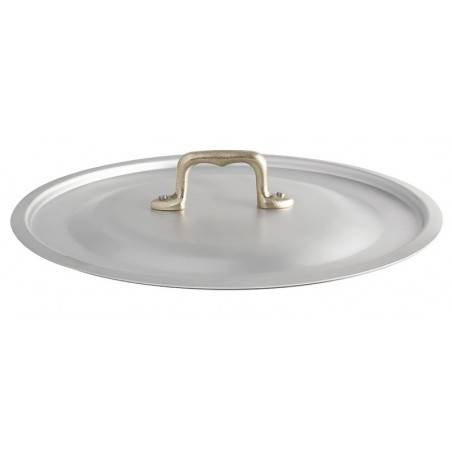 专业铝砂锅 2 个黄铜手柄带盖 -