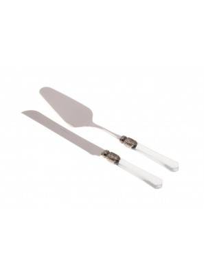 Rivadossi 餐具：维多利亚套装 2 件套甜 -