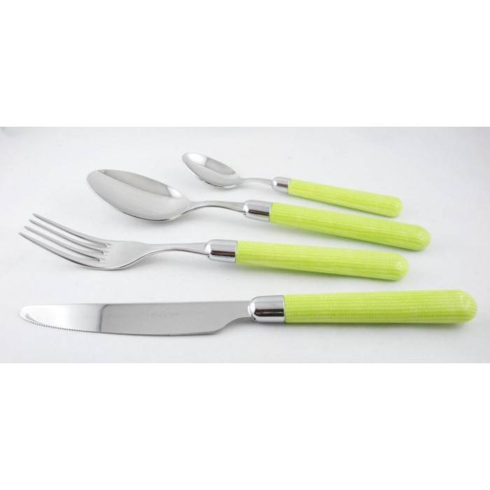 Naif Sesamo Colored Flatware Rivadossi set 4pcs table setting -  - 