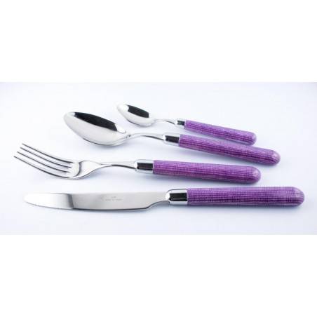 Rivadossi 彩色餐具：Naif 芝麻套装 4 件 -