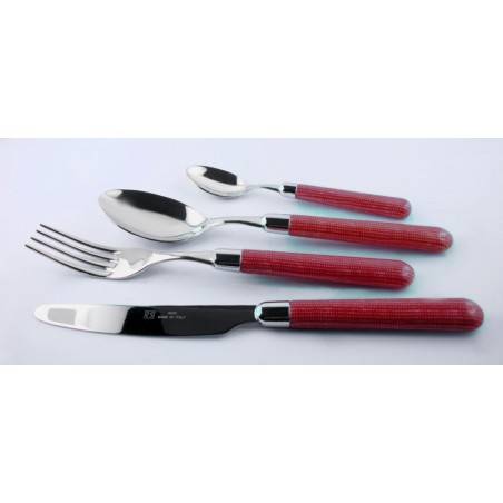 Rivadossi 彩色餐具：Naif 芝麻套装 4 件 -