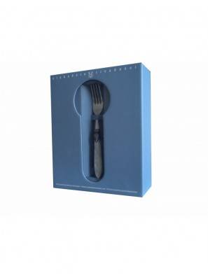Rivadossi Colored Cutlery - Venice set 24pcs - Transparent - 