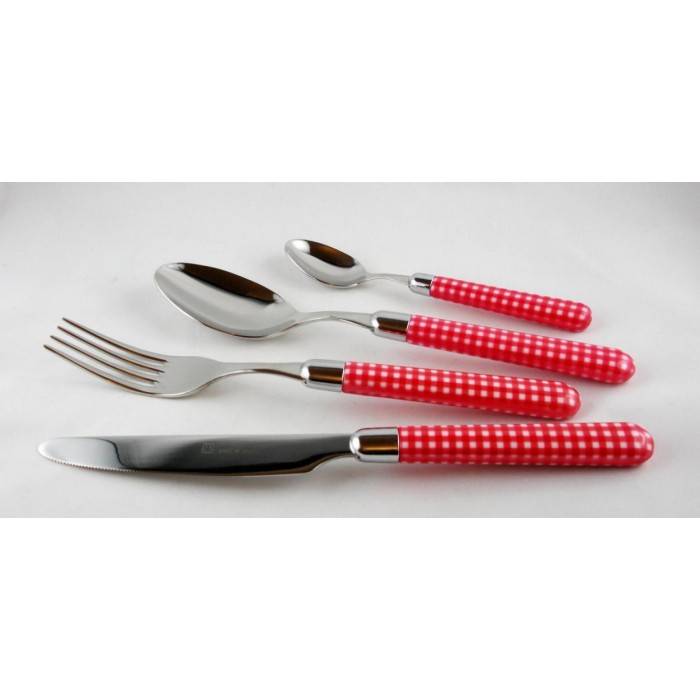 Naif Pic Nic - Ensemble de 4 couverts colorés - Rivadossi Sandro -  Naif Pic Nic - Ensemble de 4 couverts colorés - Rivadossi Sandro -