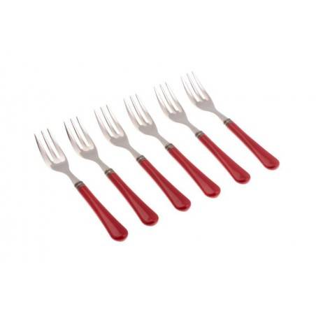 Giulietta Set 6pcs Cake Fork Rivadossi Cutlery - 