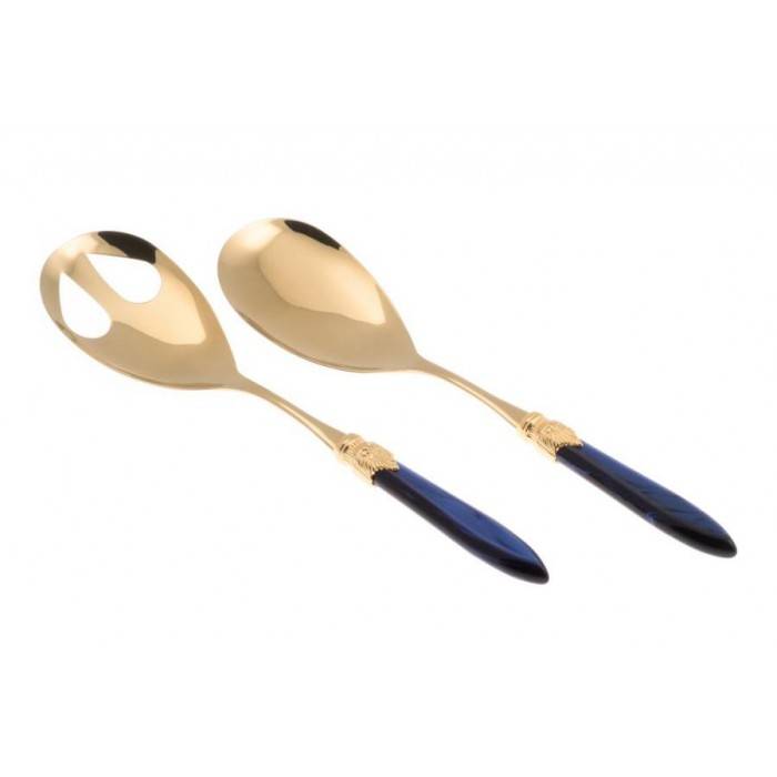 Rivadossi Oro Pvd Cutlery - Laura Oro - Set 2pcs Salad -  - 