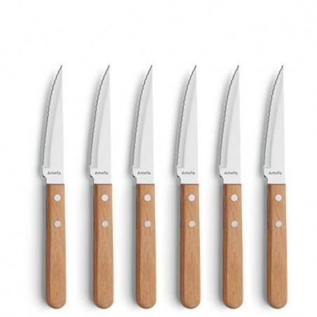 Amefa Pizza-Set - Pizzamesser Steak 6-teilig -