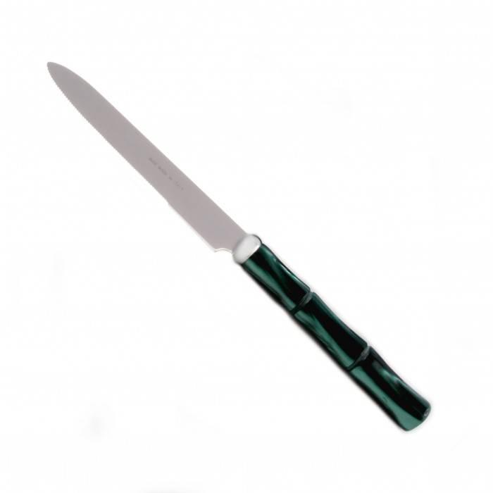 bamboo table knife dark green