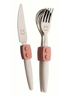 Children's cutlery - Click set 3pz - Costruzioni Style - Rivadossi -