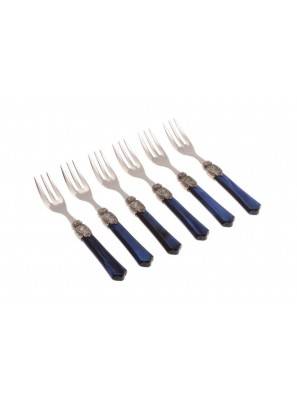 Italienisches Classic Besteck - 6-teiliges Set Dessertgabeln - Vittoria -