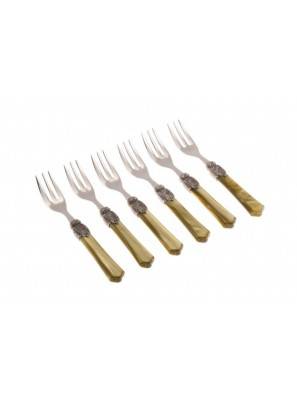 Vittoria - Rivadossi Cutlery Set 6PCS Dessert Fork -  - 