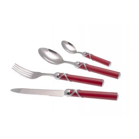 Rivadossi Fiocco 餐具套装 24 件意大利制造 -