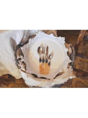 Luna 餐具套装 24 件 Rivadossi 餐具 18/10 不锈钢 -