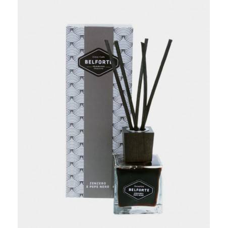 Belforte Diffuseur d'ambiance Cube Noir 200 ml - 