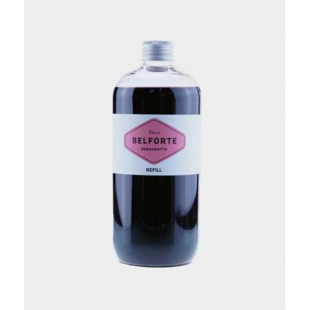 Ricarica fragranze casa per diffusore - Belforte Fragranze Italiane - Made in Italy - Bergamotto 500 ml Black