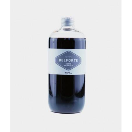 Ricarica fragranze casa per diffusore - Belforte Fragranze Italiane - Made in Italy - Mosto selvatico 500 ml Black