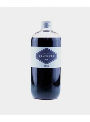 Ricarica fragranze casa per diffusore - Belforte Fragranze Italiane - Made in Italy - Oud 500 ml Black