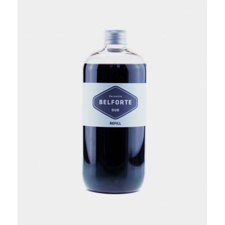 Recharge Diffuseur Cube Noir Rotin 500 ml Belforte - 