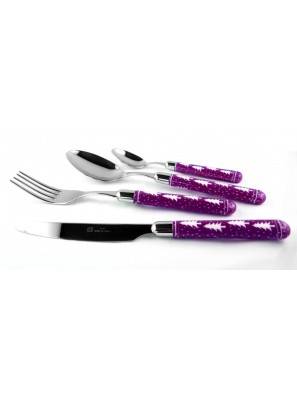 Naif St Claus Rivadossi Christmas Cutlery Set 24 Pieces -  - 