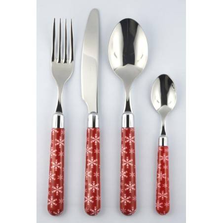 Naif 冰圣诞餐具 24 件 Rivadossi -