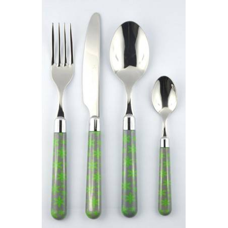 Rivadossi Christmas Cutlery | Naif Ice Set 24 Pieces The Best Prices -  - 