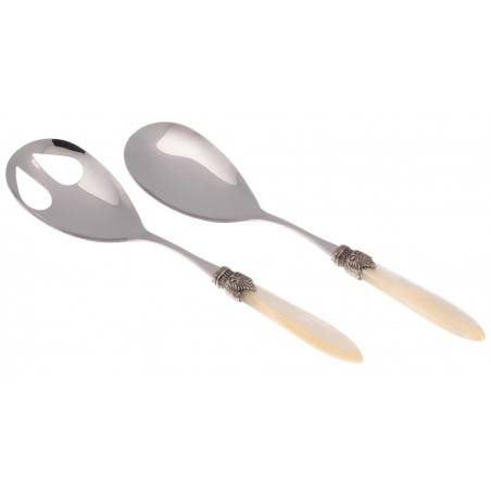 Rivadossi 套装 2 件套沙拉餐具 Laura 不锈钢 -