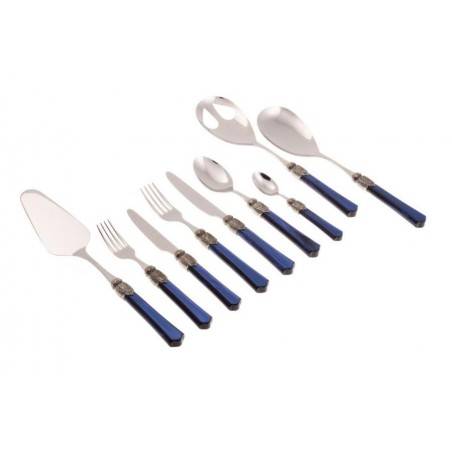 Vittoria Rivadossi Cutlery Set 75pcs Blue