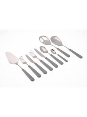 Rivadossi 不锈钢餐具：Mistral 套装 75 件灰色 -