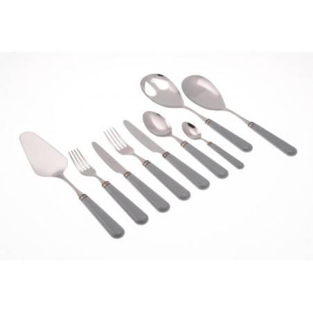 Rivadossi Stainless Steel Cutlery : Mistral set 75 Pieces Grey -  - 8004746257515