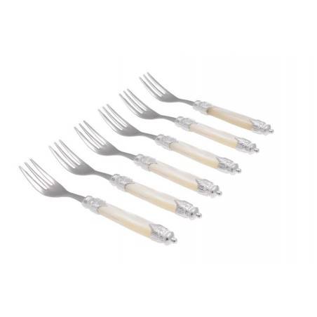 Rivadossi Cutlery Set 6pcs Silver Ring Arianna - 
