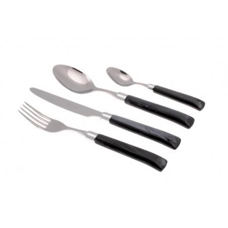 Modern Cutlery Jade: Set 24 Pieces Pearled Handle - 2