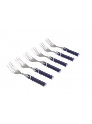 Forchettina Dolce Fiocco Set 6pz Rivadossi Made In Italy - 