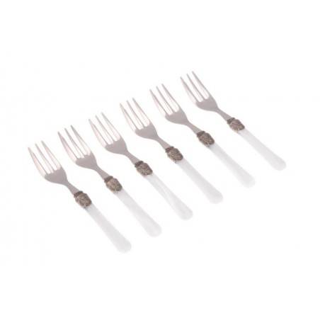 Set 6Pcs Small Cake Fork Penelope by Rivadossi Sandro - 