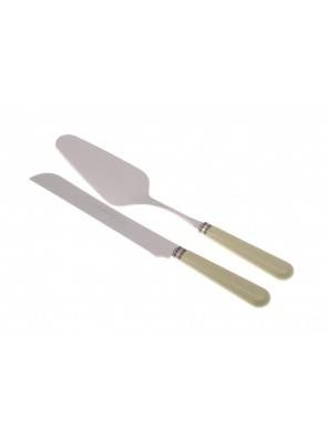 Mistral 餐具 - 2 件套甜点 - 蛋糕铲和蛋糕刀 -