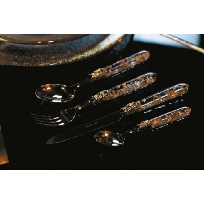 Luna Gold - Set 24pcs Rivadossi Cutlery - Shop Online - 1