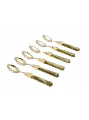 Rivadossi Vittoria Oro 餐具套装 6 件 咖啡勺 -