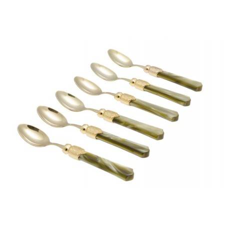Rivadossi Vittoria Oro 餐具套装 6 件 咖啡勺 -