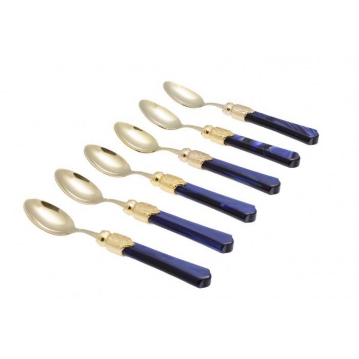 Rivadossi Vittoria Oro 餐具套装 6 件 咖啡勺 -