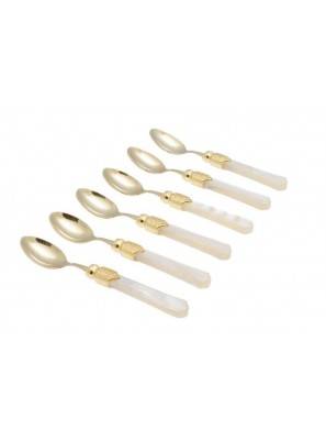 Rivadossi Vittoria Oro Cutlery Set 6 pieces Coffee Spoon -  - 