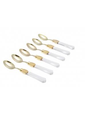 Rivadossi Vittoria Oro Cutlery Set 6 pieces Coffee Spoon - 2