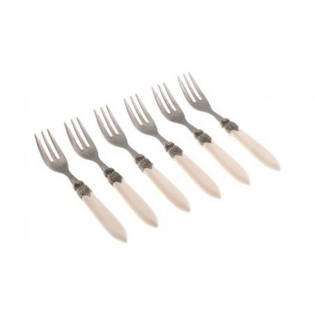 Laura Antico - Rivadossi Cutlery Set 6 Pieces Sweet Fork -  - 