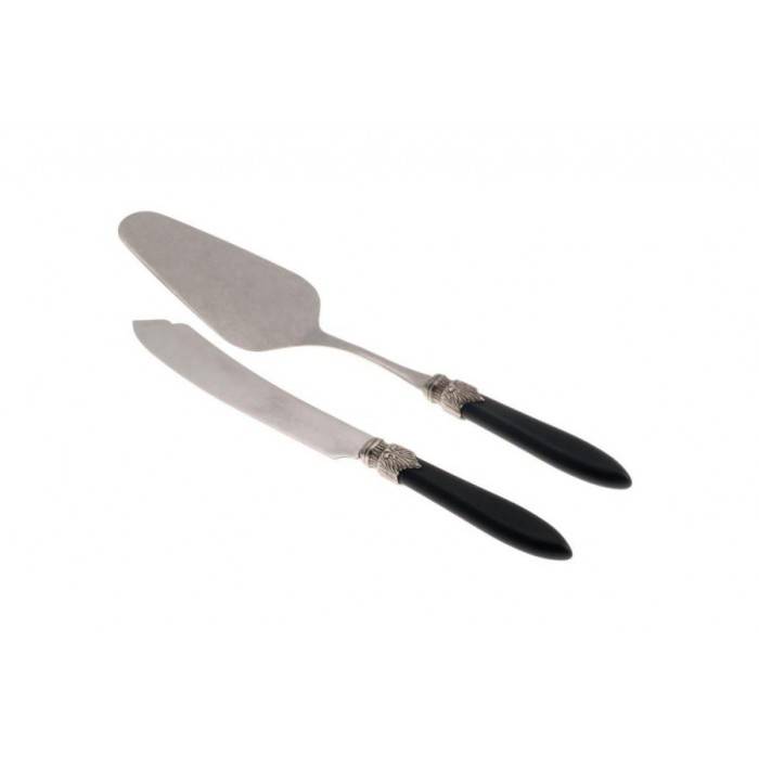 Laura Antico - 2 件套甜点 - Rivadossi 蛋糕服务器和刀 -