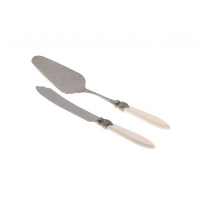 Laura Antico - Set 2 Pezzi Dolce - Pala Torta e Coltello Rivadossi - 