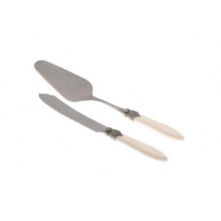 Laura Antico - 2 件套甜点 - Rivadossi 蛋糕服务器和刀 -